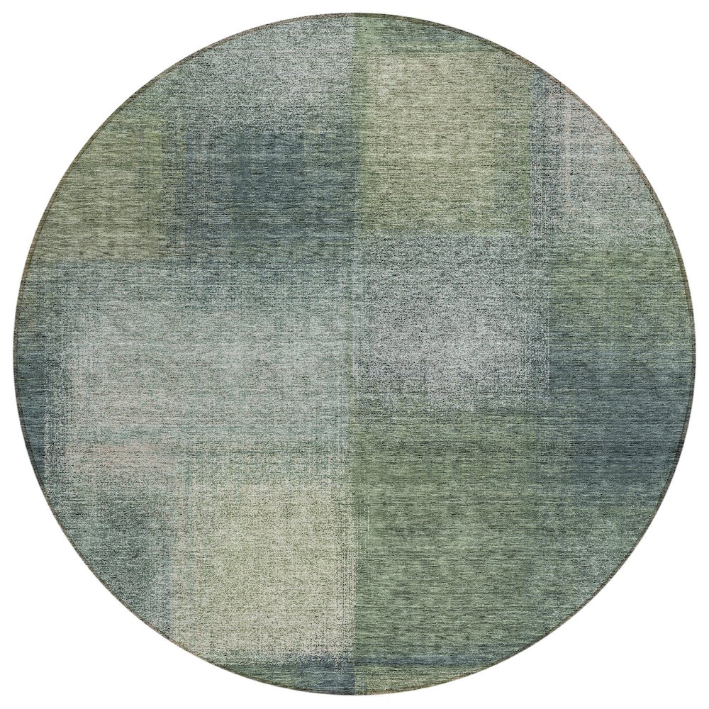Chantille ACN742 Green 8' x 8' Rug. Picture 1