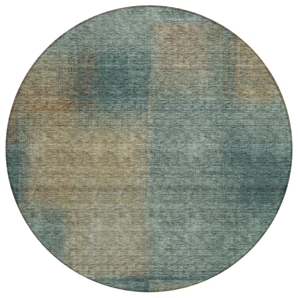 Chantille ACN742 Teal 8' x 8' Rug. Picture 1