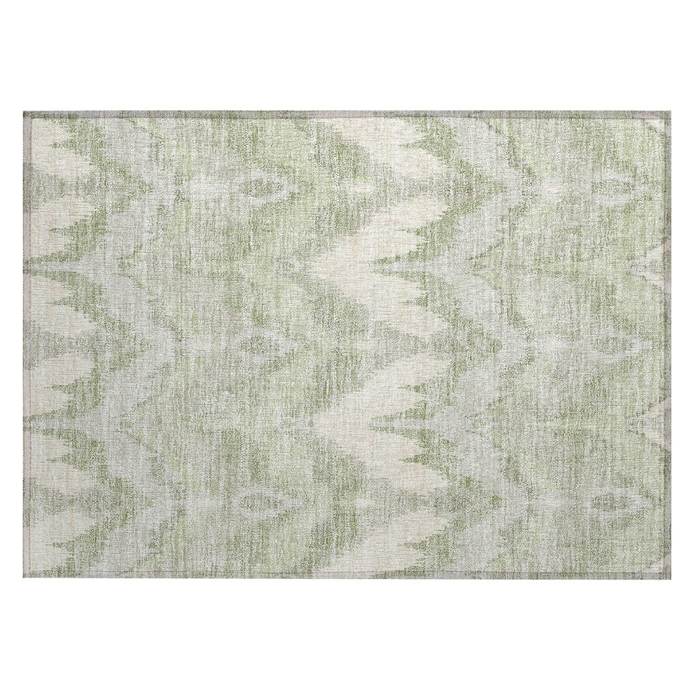 Chantille ACN743 Green 1'8" x 2'6" Rug. Picture 1