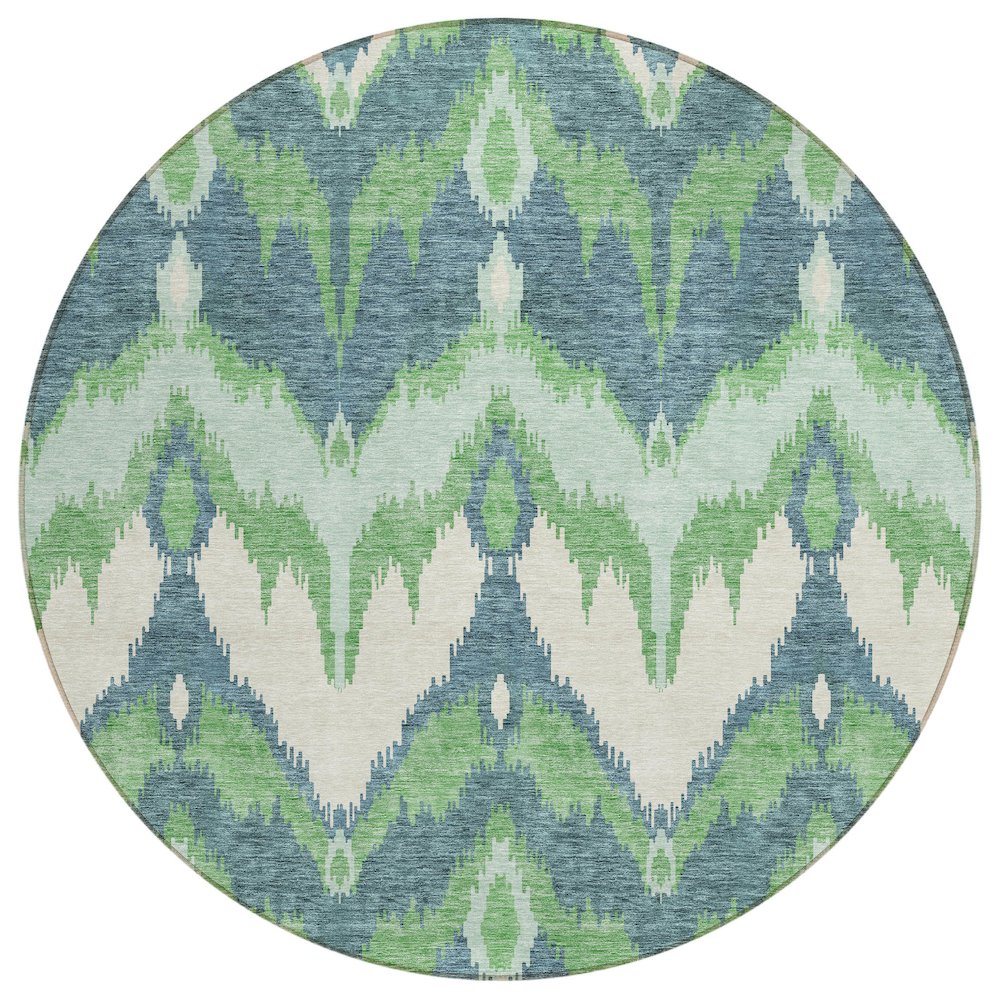 Chantille ACN743 Green 8' x 8' Rug. Picture 1