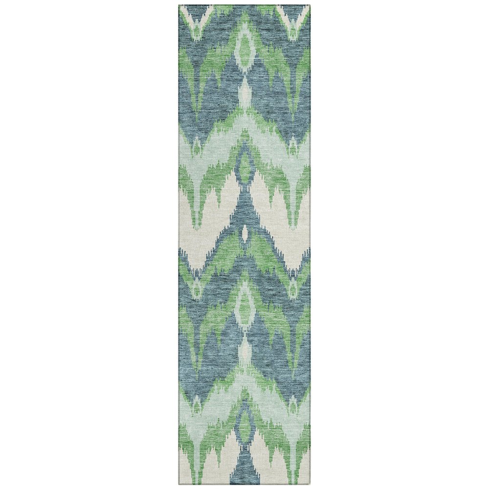 Chantille ACN743 Green 2'3" x 7'6" Rug. Picture 1
