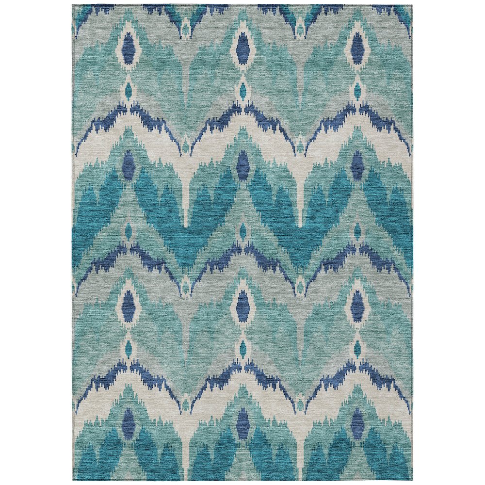 Chantille ACN743 Teal 2'6" x 3'10" Rug. Picture 1