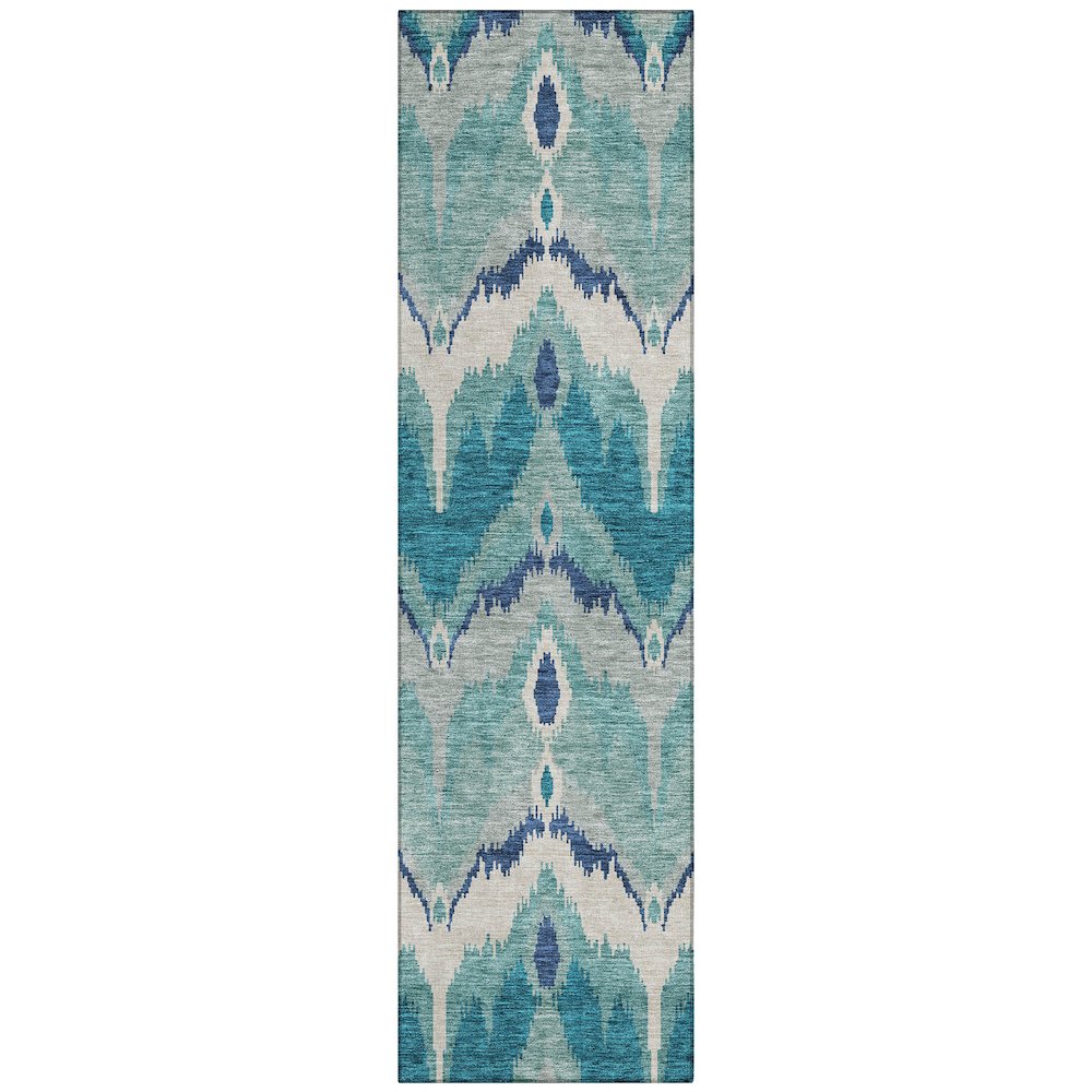Chantille ACN743 Teal 2'3" x 7'6" Rug. Picture 1