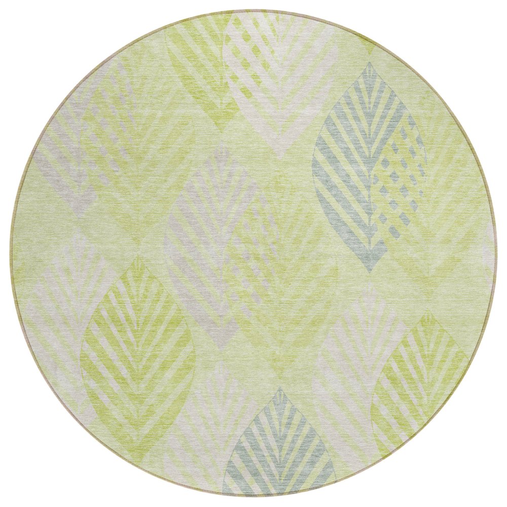 Chantille ACN744 Green 8' x 8' Rug. Picture 1