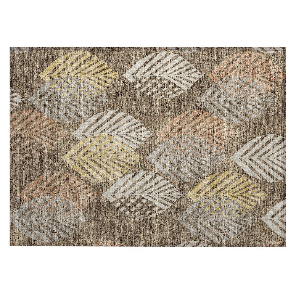 Chantille ACN744 Brown 1'8" x 2'6" Rug. Picture 1