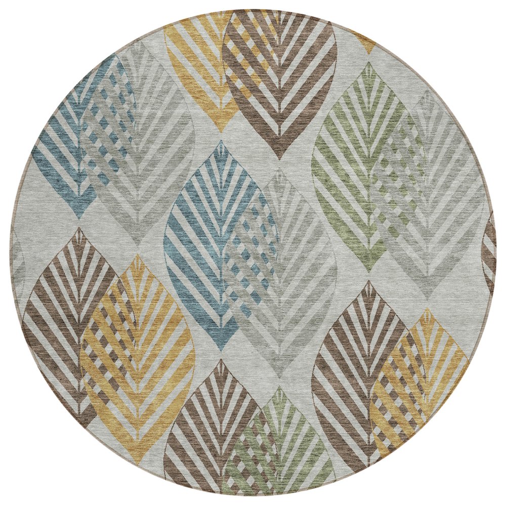Chantille ACN744 Gray 8' x 8' Rug. Picture 1
