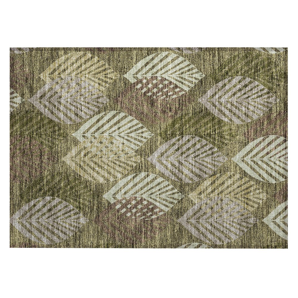 Chantille ACN744 Green 1'8" x 2'6" Rug. Picture 1