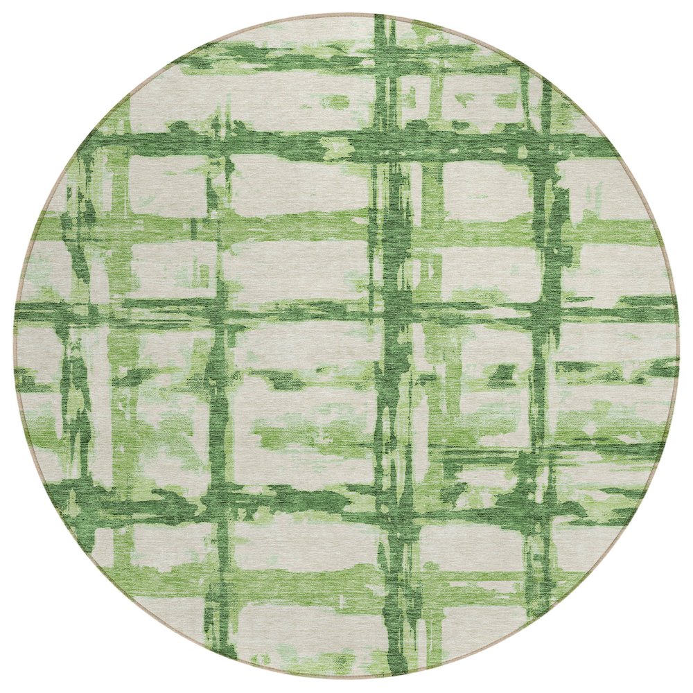 Chantille ACN745 Green 8' x 8' Rug. Picture 1