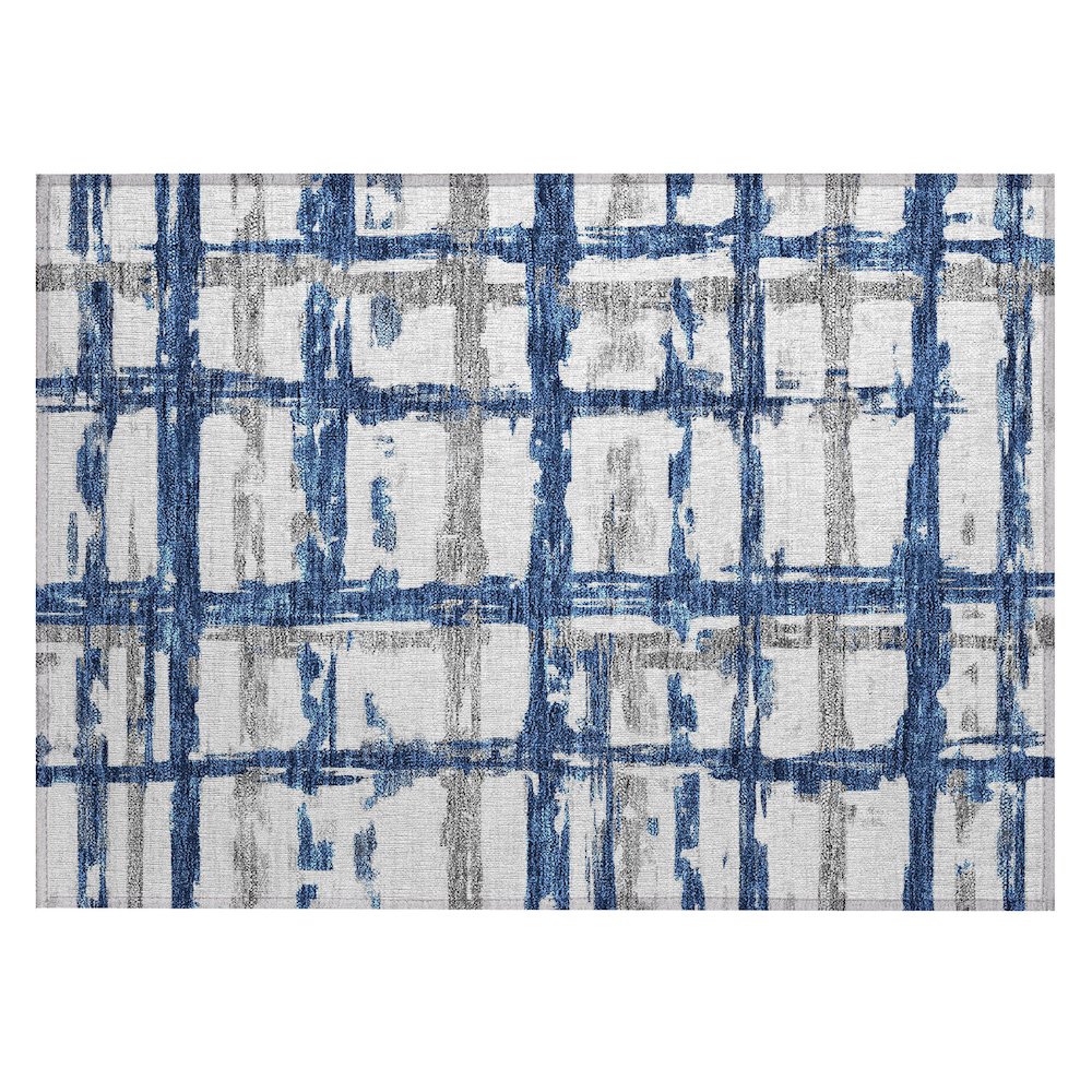 Chantille ACN745 Blue 1'8" x 2'6" Rug. Picture 1