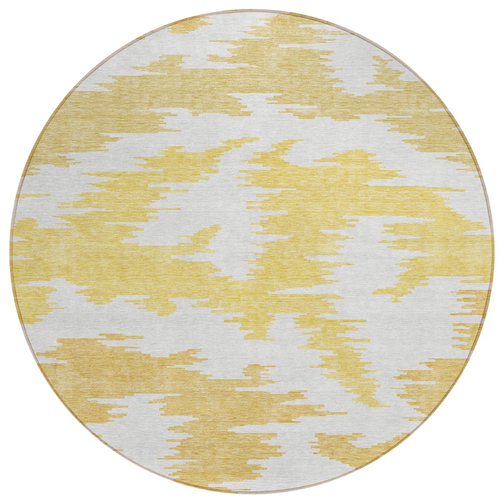 Chantille ACN746 Gold 8' x 8' Rug. Picture 1