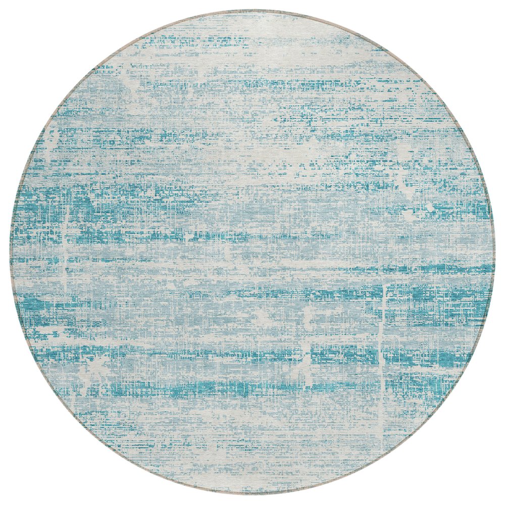 Chantille ACN747 Teal 8' x 8' Rug. Picture 1