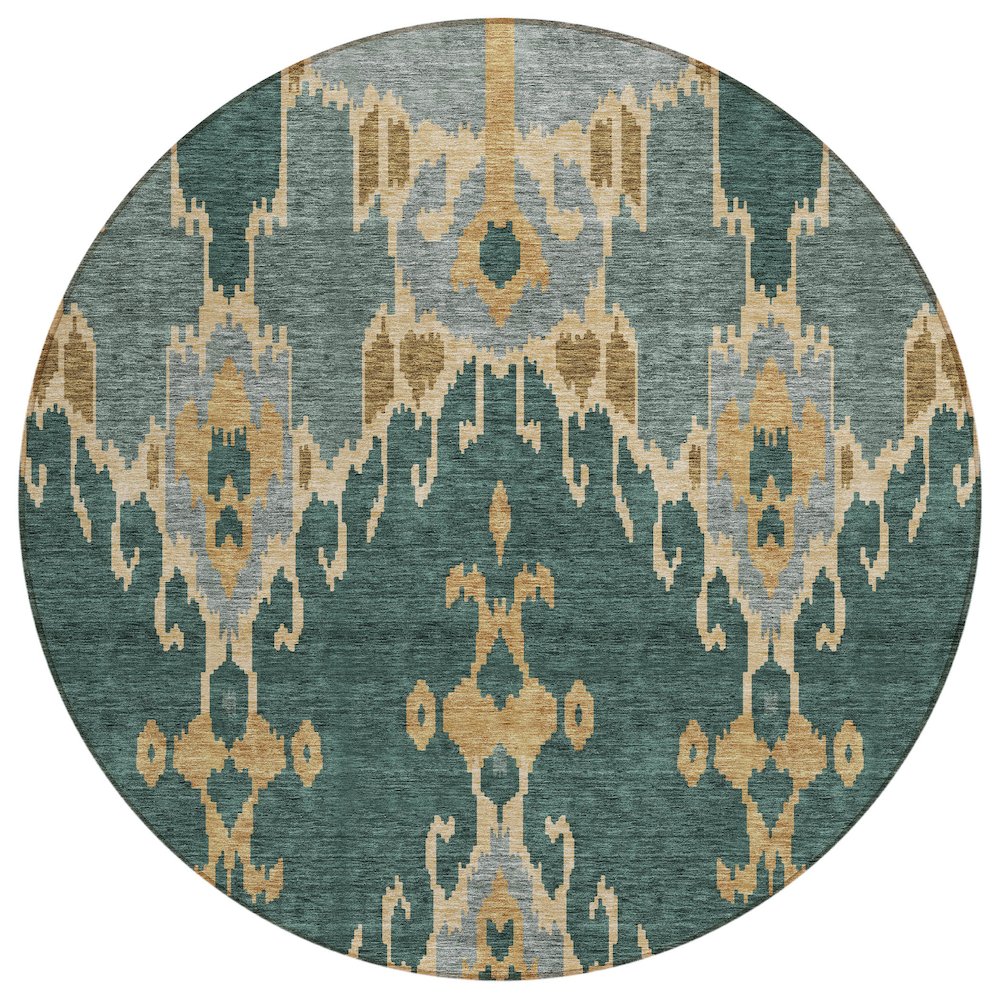 Chantille ACN748 Green 8' x 8' Rug. Picture 1