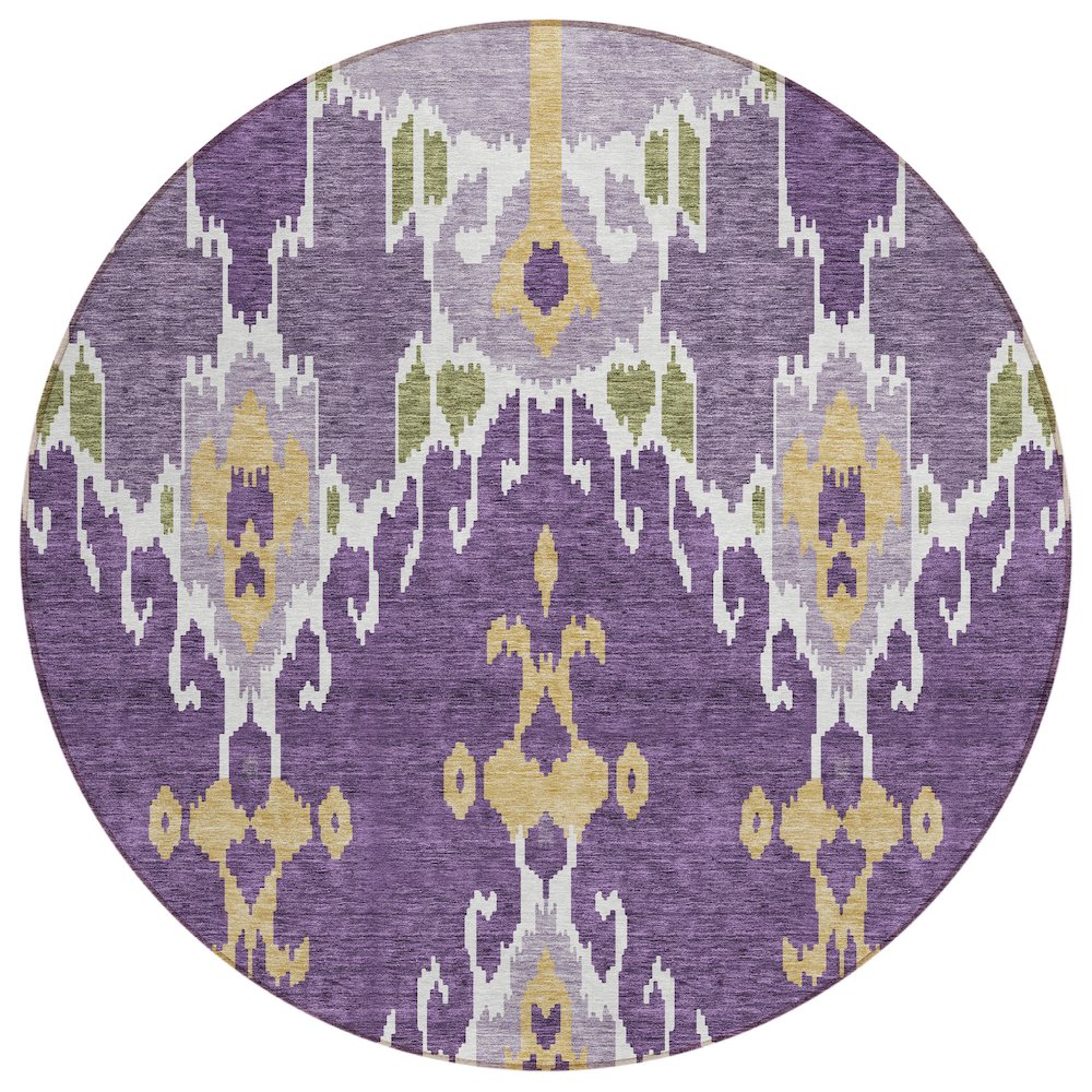 Chantille ACN748 Purple 8' x 8' Rug. Picture 1