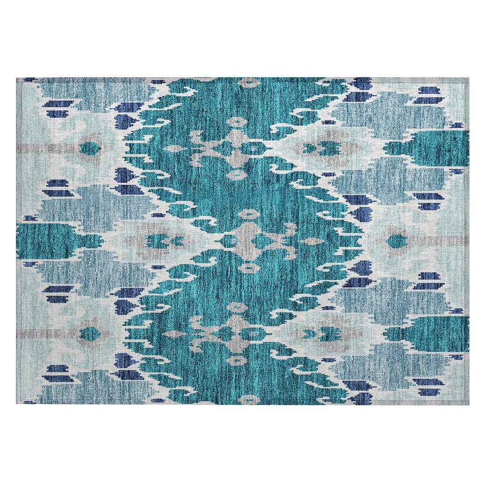 Chantille ACN748 Teal 1'8" x 2'6" Rug. Picture 1