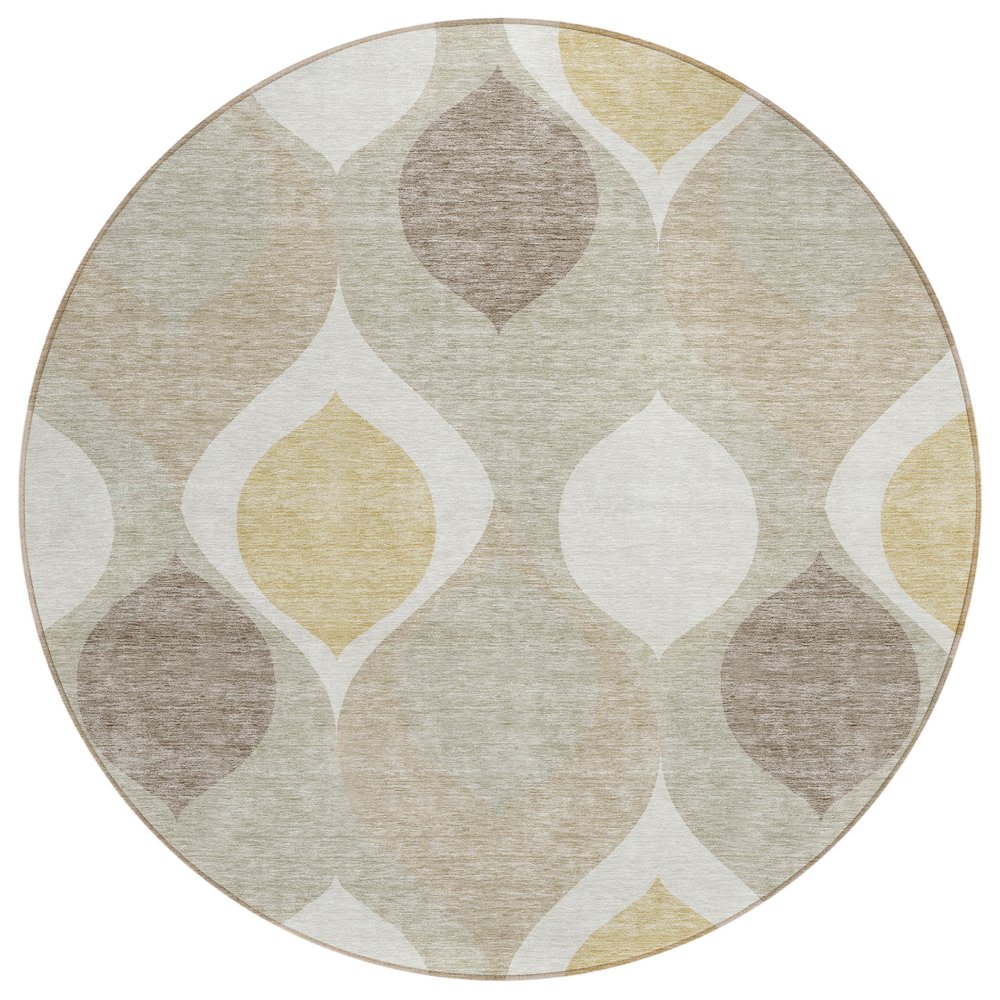Chantille ACN749 Brown 8' x 8' Rug. Picture 1