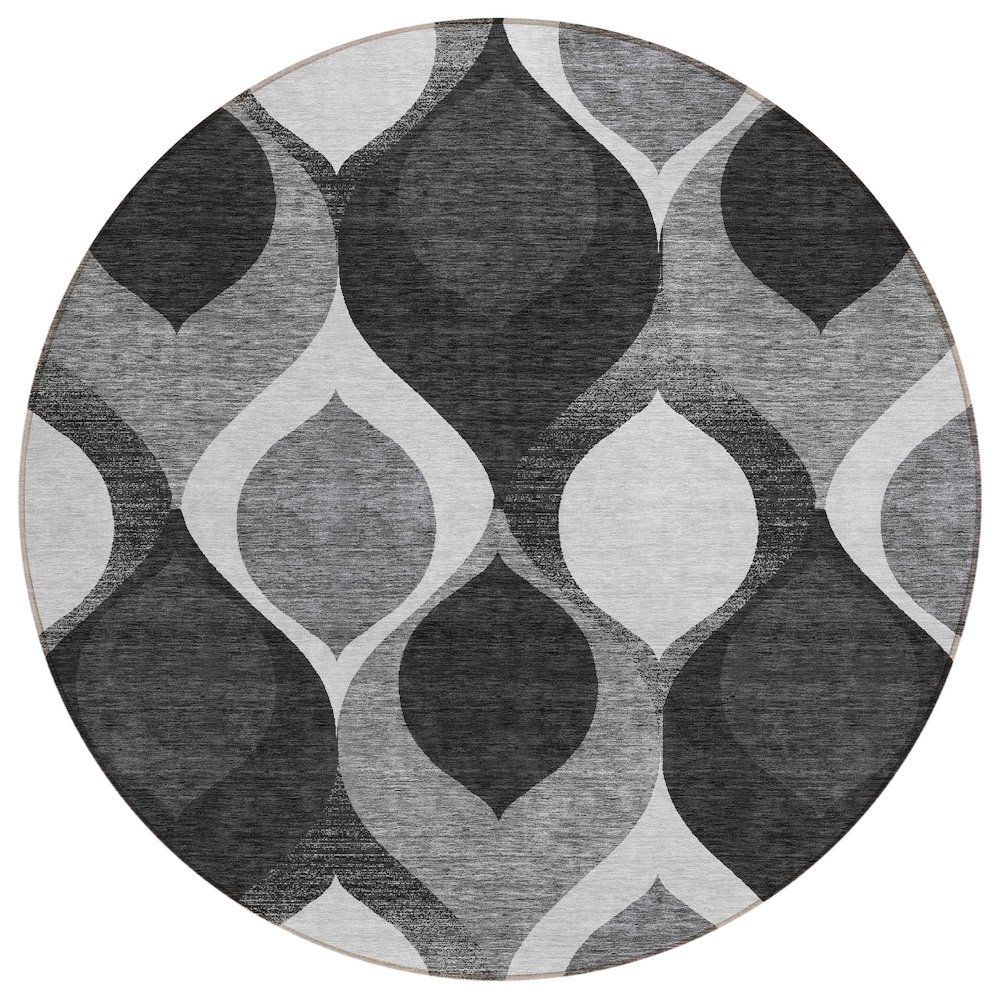 Chantille ACN749 Black 8' x 8' Rug. Picture 1