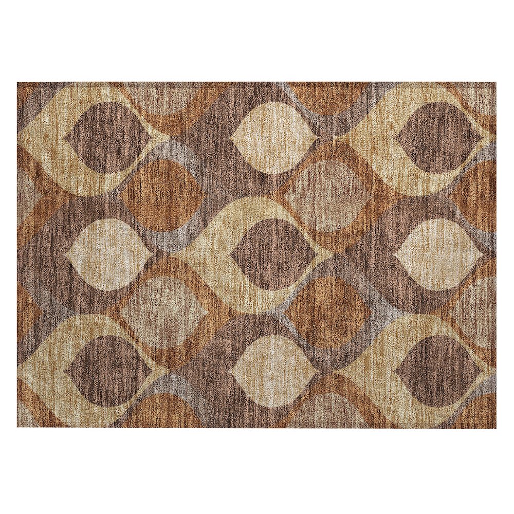 Chantille ACN749 Orange 1'8" x 2'6" Rug. Picture 1