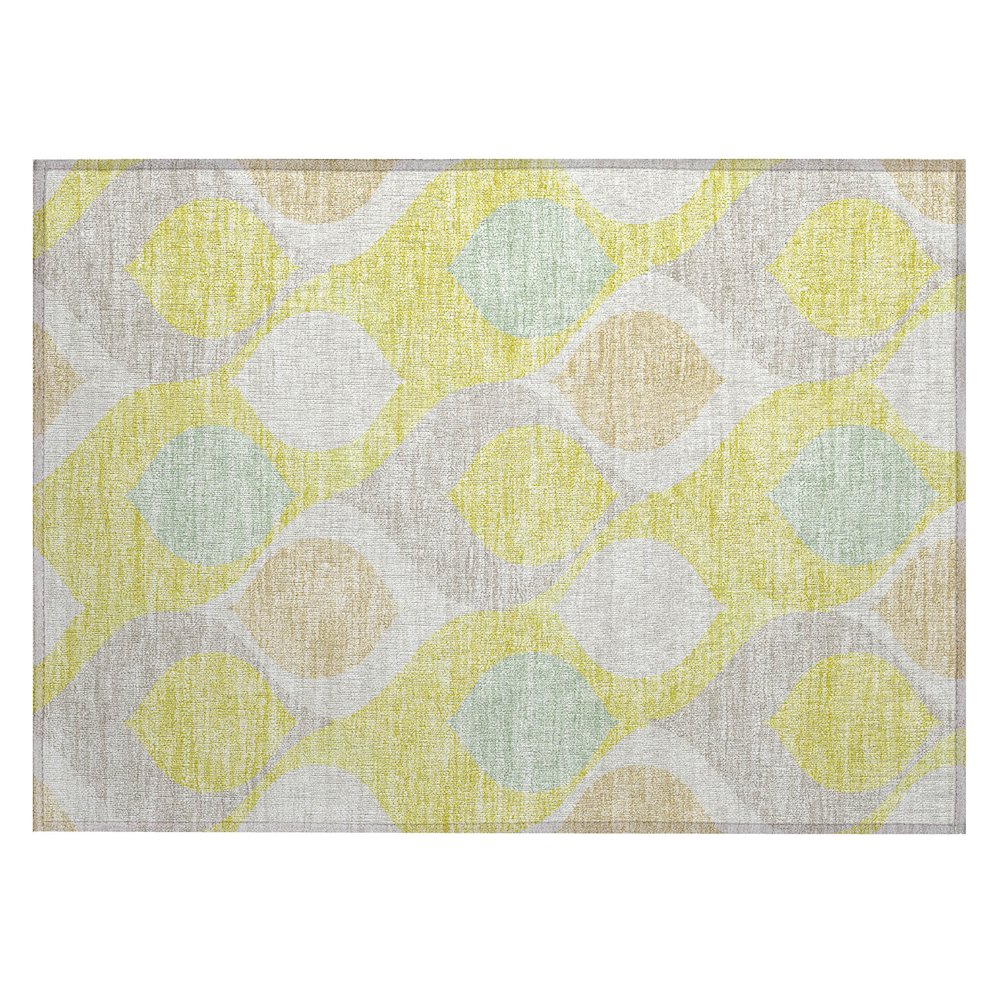 Chantille ACN749 Gold 1'8" x 2'6" Rug. Picture 1