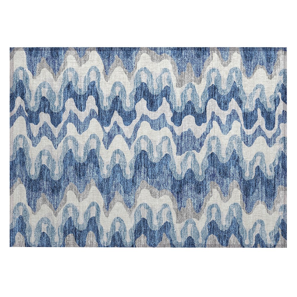 Chantille ACN750 Blue 1'8" x 2'6" Rug. Picture 1