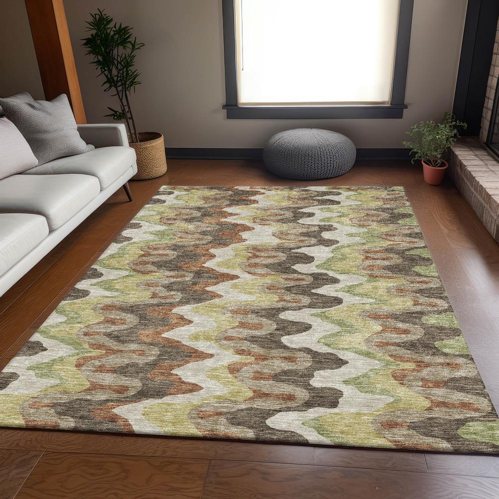 Chantille ACN750 Brown 2'6" x 3'10" Rug. Picture 5