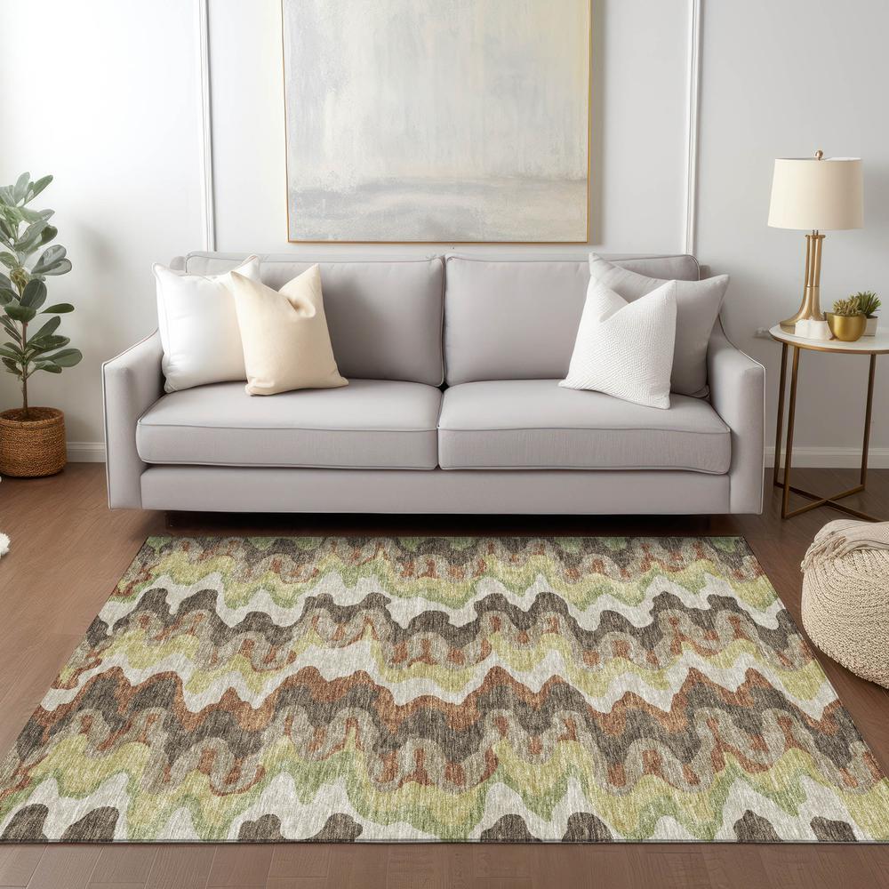 Chantille ACN750 Brown 2'6" x 3'10" Rug. Picture 6