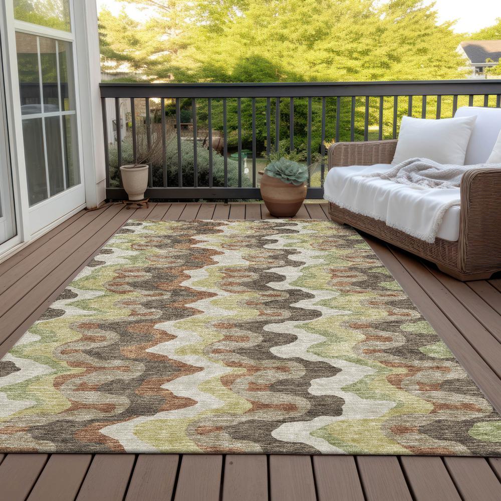 Chantille ACN750 Brown 2'6" x 3'10" Rug. Picture 7
