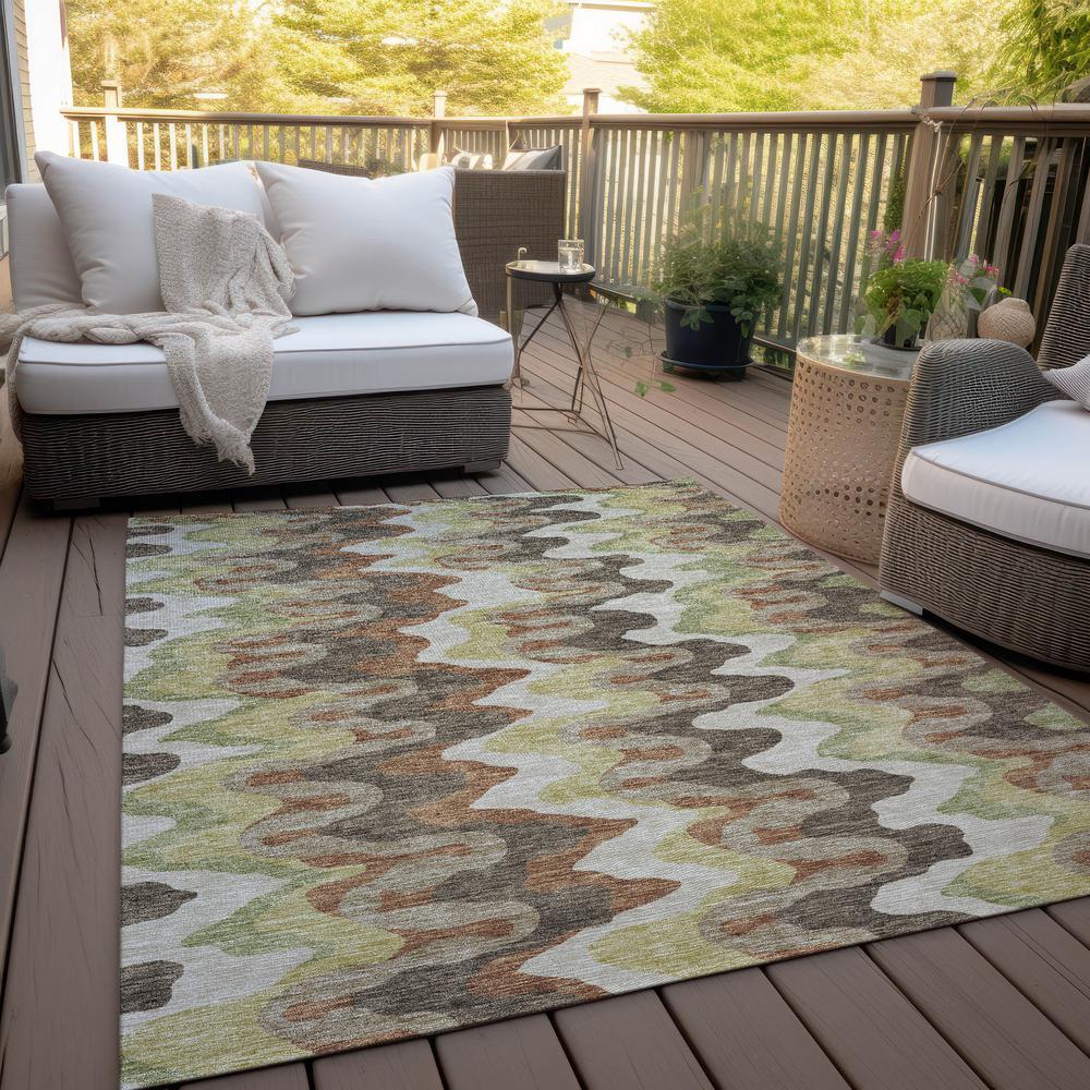 Chantille ACN750 Brown 2'6" x 3'10" Rug. Picture 8