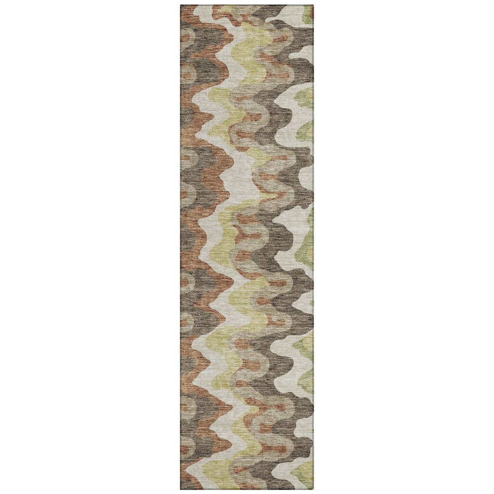 Chantille ACN750 Brown 2'3" x 7'6" Rug. Picture 1