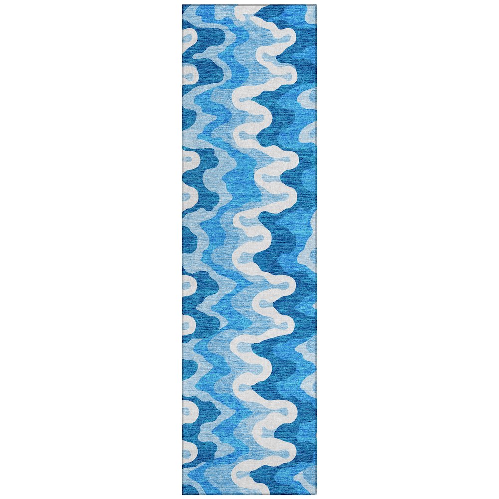 Chantille ACN750 Blue 2'3" x 7'6" Rug. Picture 1