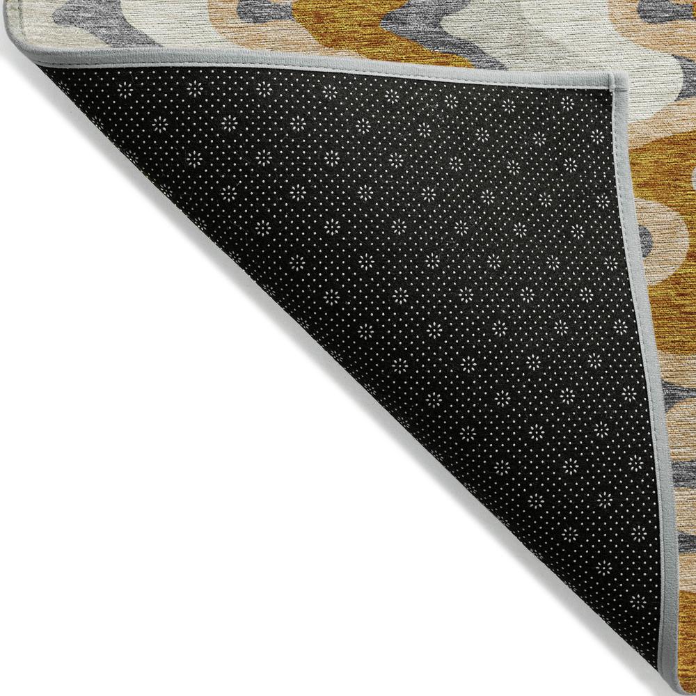 Chantille ACN750 Orange 1'8" x 2'6" Rug. Picture 2