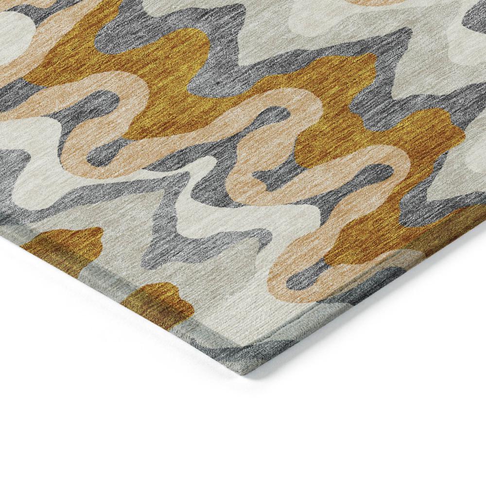 Chantille ACN750 Orange 1'8" x 2'6" Rug. Picture 3