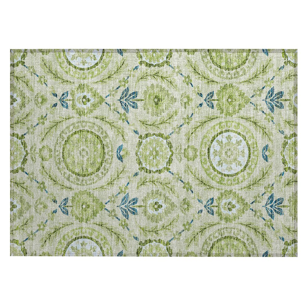 Chantille ACN751 Green 1'8" x 2'6" Rug. Picture 1