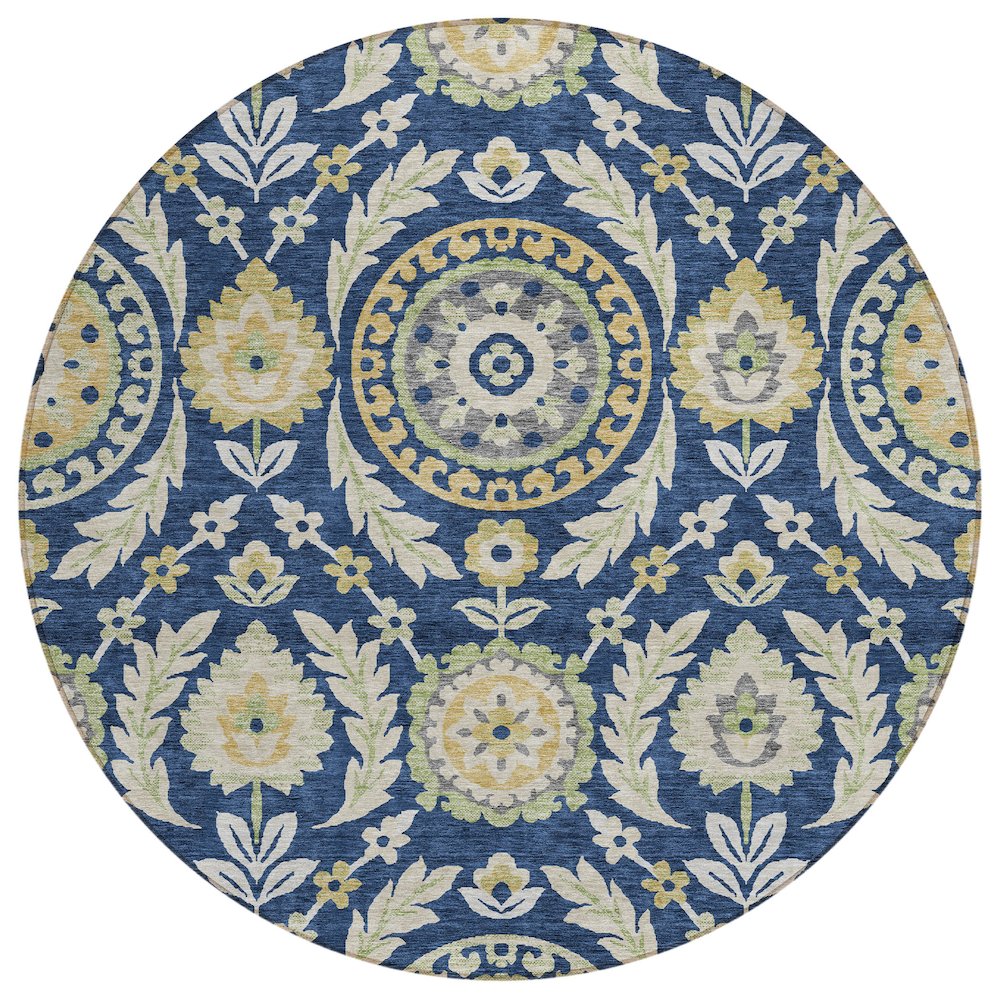 Chantille ACN751 Blue 8' x 8' Rug. Picture 1