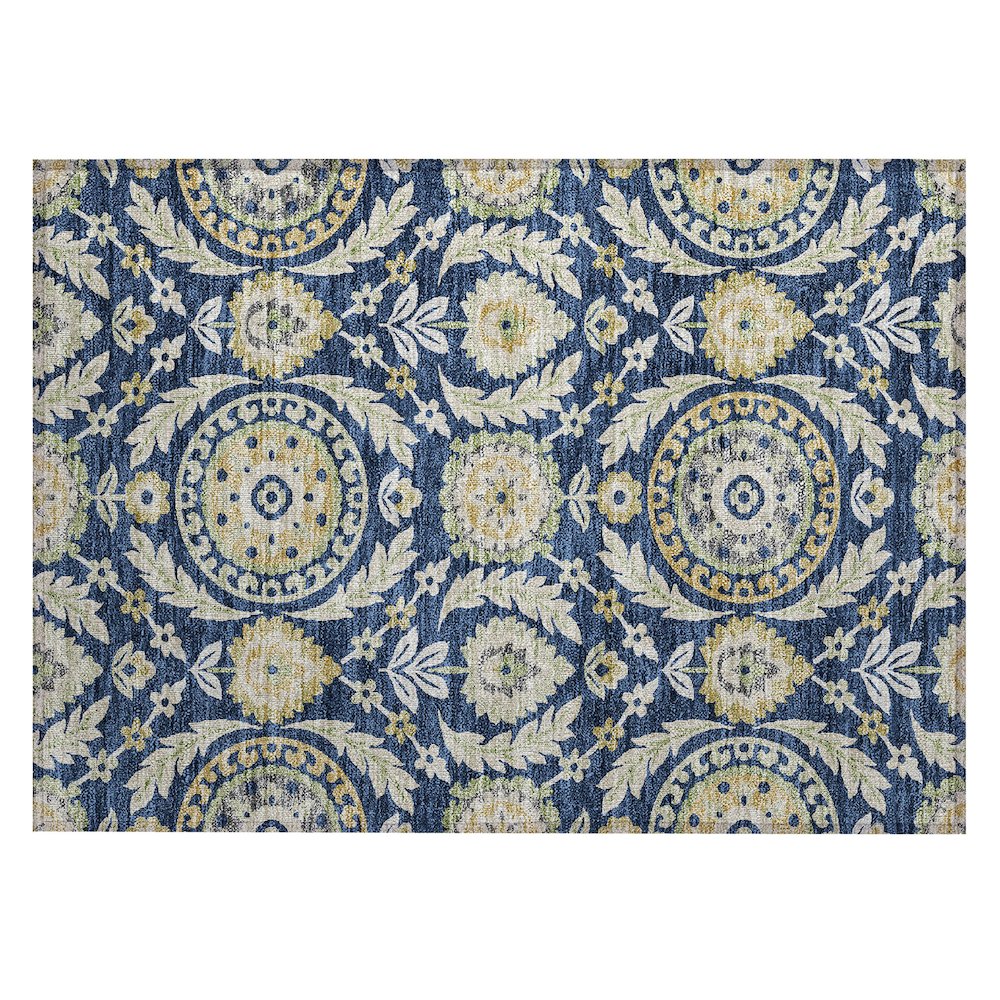 Chantille ACN751 Blue 1'8" x 2'6" Rug. Picture 1