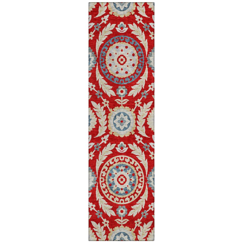 Chantille ACN751 Red 2'3" x 7'6" Rug. Picture 1