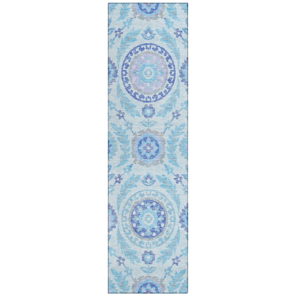 Chantille ACN751 Blue 2'3" x 7'6" Rug. Picture 1