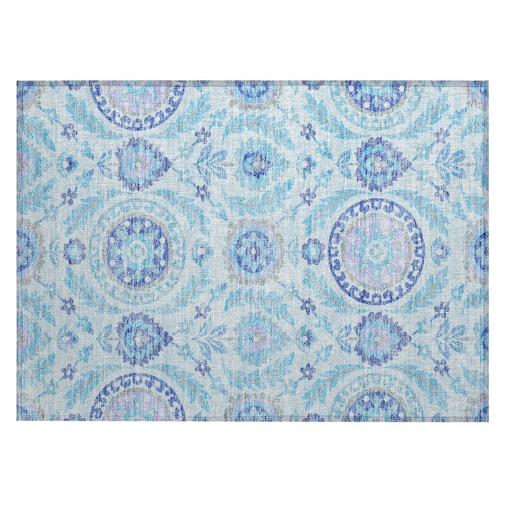 Chantille ACN751 Blue 1'8" x 2'6" Rug. Picture 1
