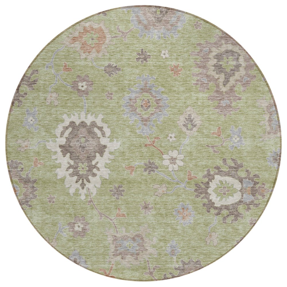 Chantille ACN753 Green 8' x 8' Rug. Picture 1