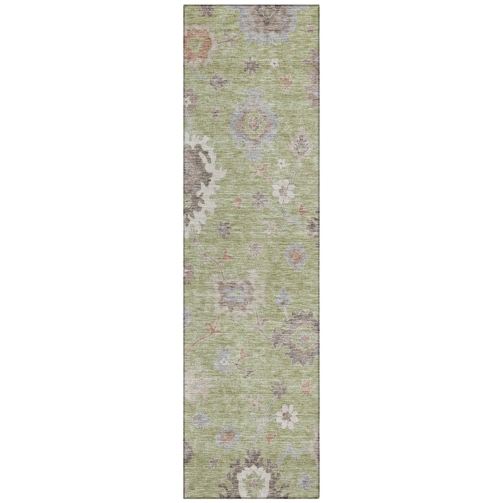 Chantille ACN753 Green 2'3" x 7'6" Rug. Picture 1