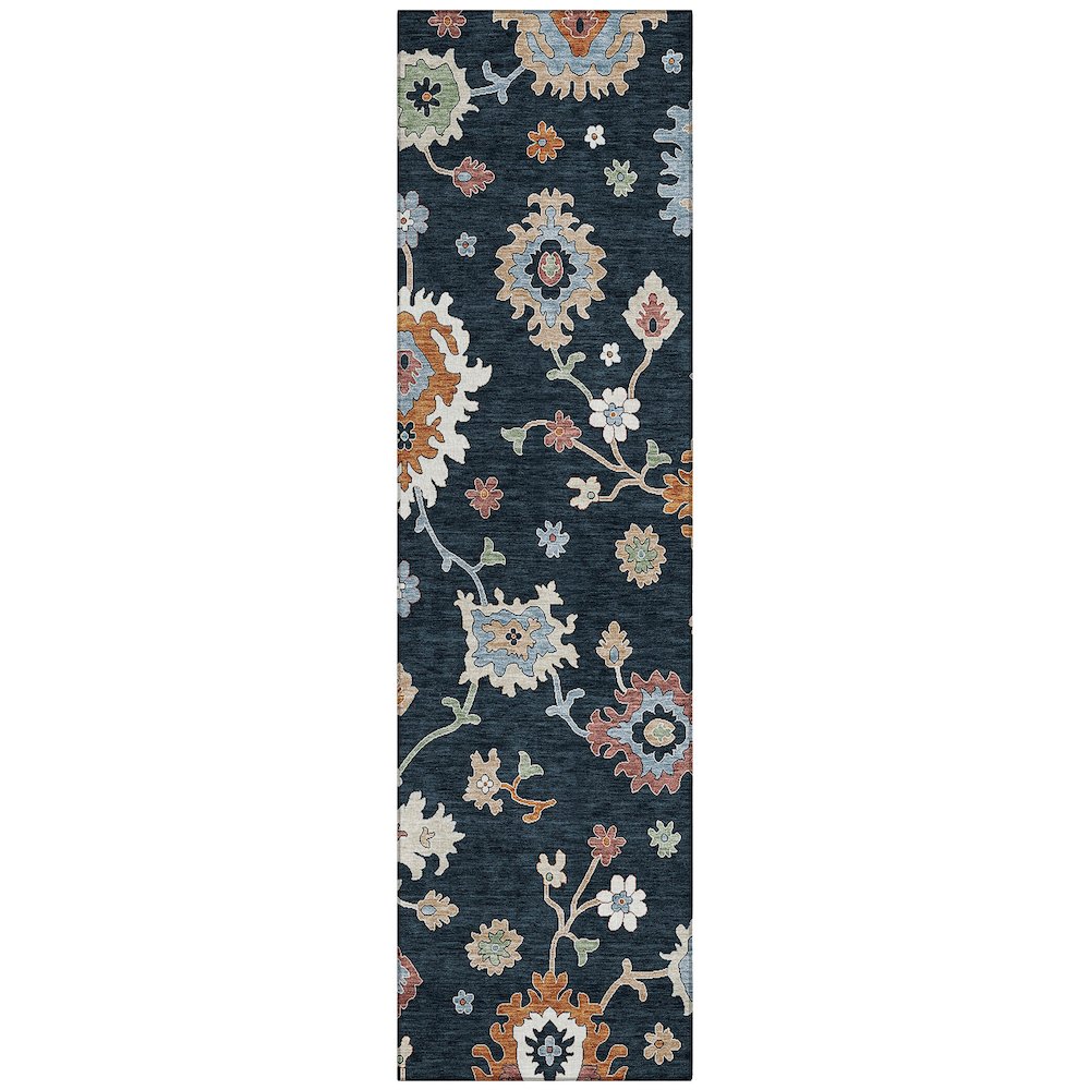 Chantille ACN753 Black 2'3" x 7'6" Rug. Picture 1