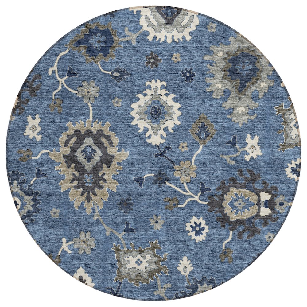 Chantille ACN753 Blue 8' x 8' Rug. Picture 1