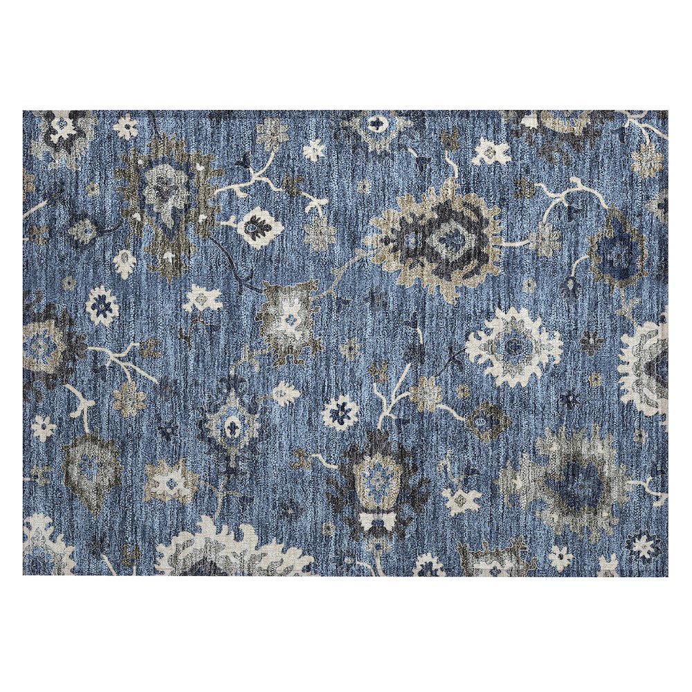 Chantille ACN753 Blue 1'8" x 2'6" Rug. Picture 1