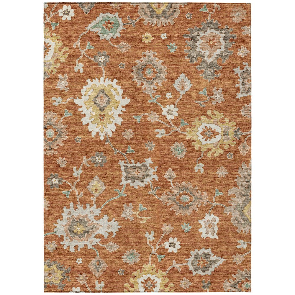 Chantille ACN753 Orange 2'6" x 3'10" Rug. Picture 1