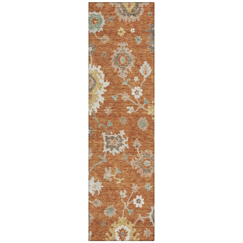 Chantille ACN753 Orange 2'3" x 7'6" Rug. Picture 1