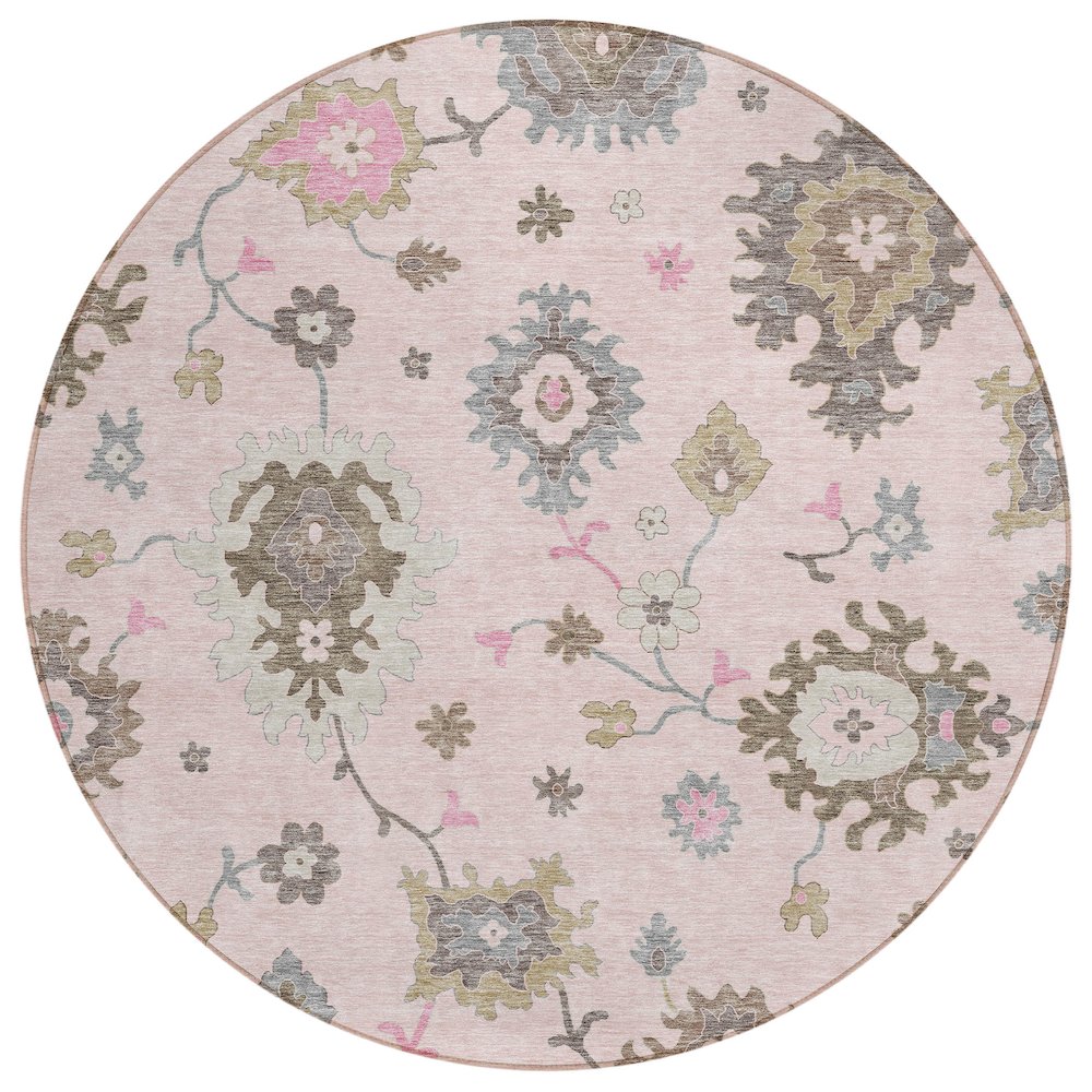 Chantille ACN753 Pink 8' x 8' Rug. Picture 1