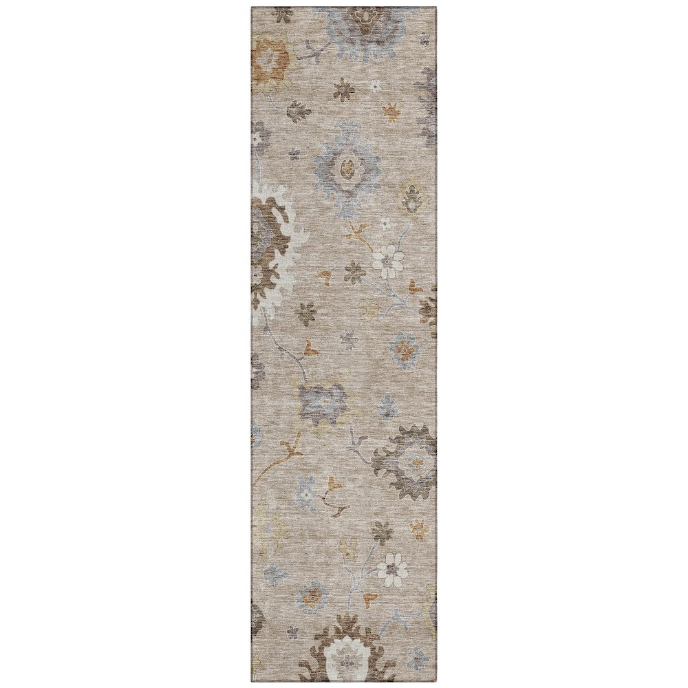 Chantille ACN753 Brown 2'3" x 7'6" Rug. Picture 1