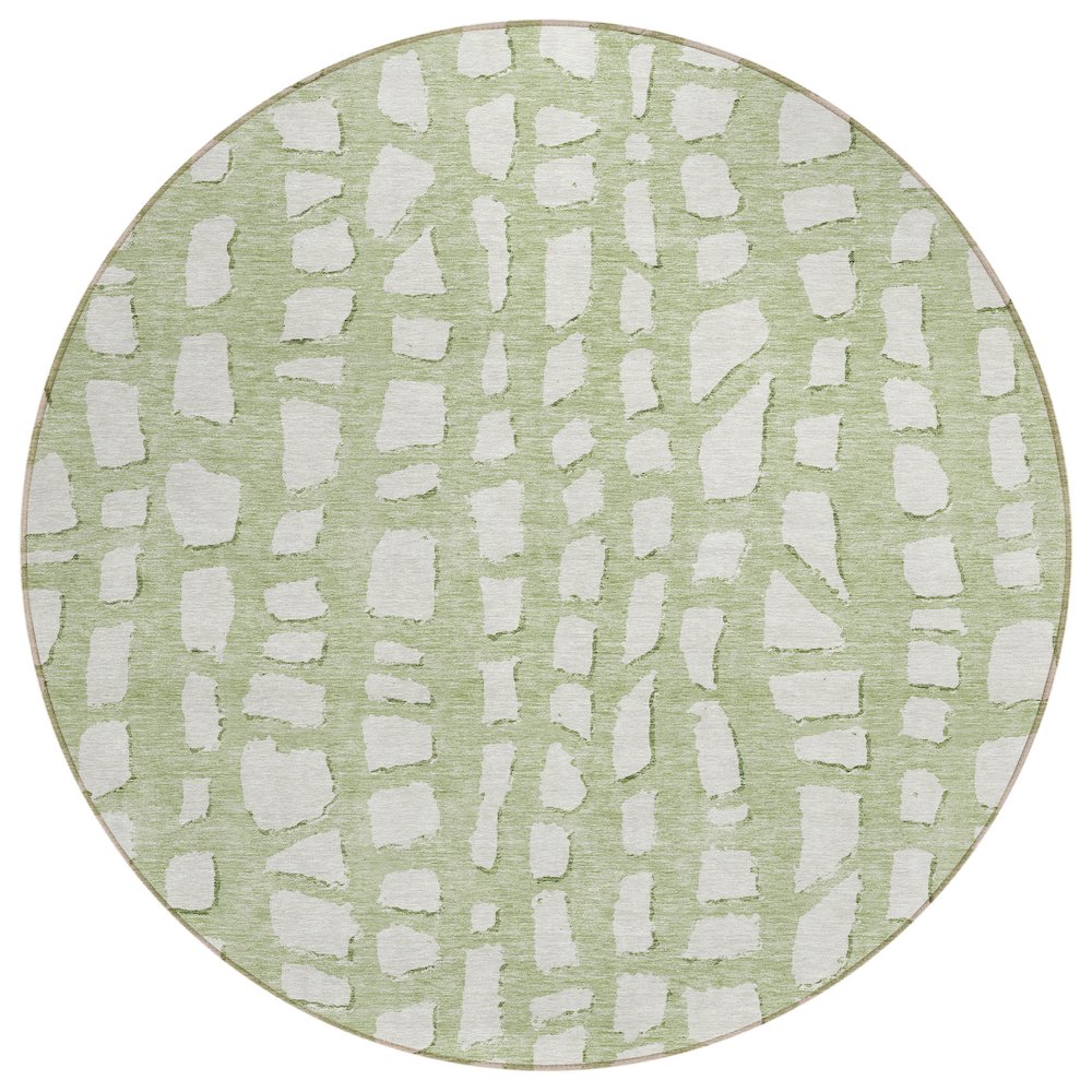 Chantille ACN754 Green 8' x 8' Rug. Picture 1