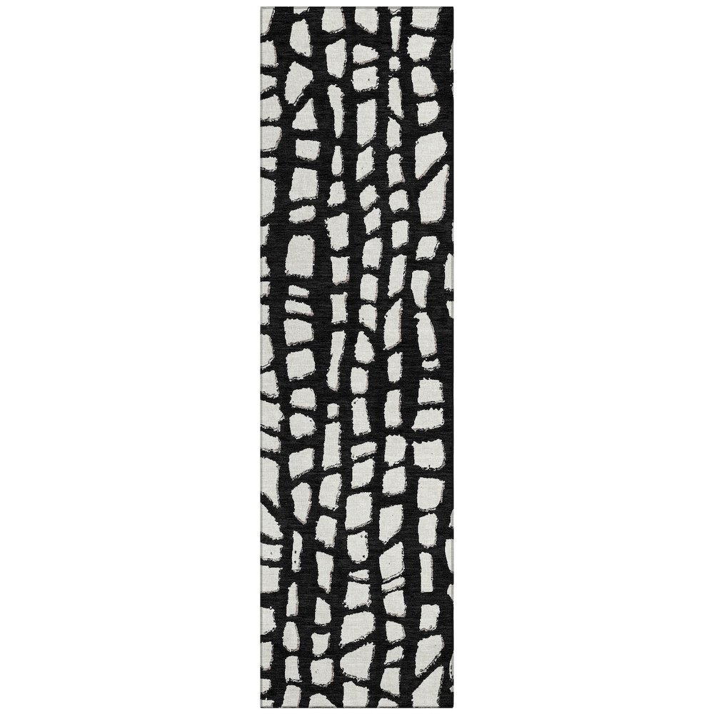 Chantille ACN754 Black 2'3" x 7'6" Rug. Picture 1