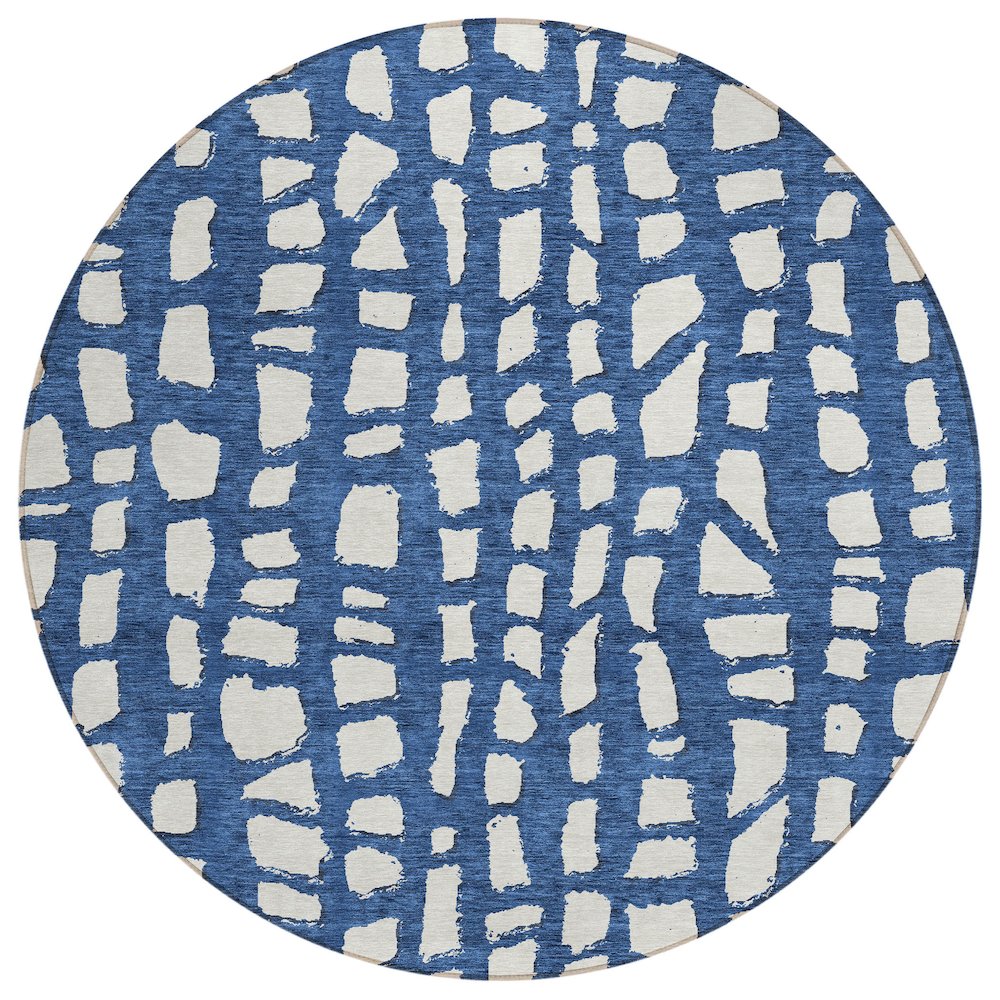 Chantille ACN754 Blue 8' x 8' Rug. Picture 1