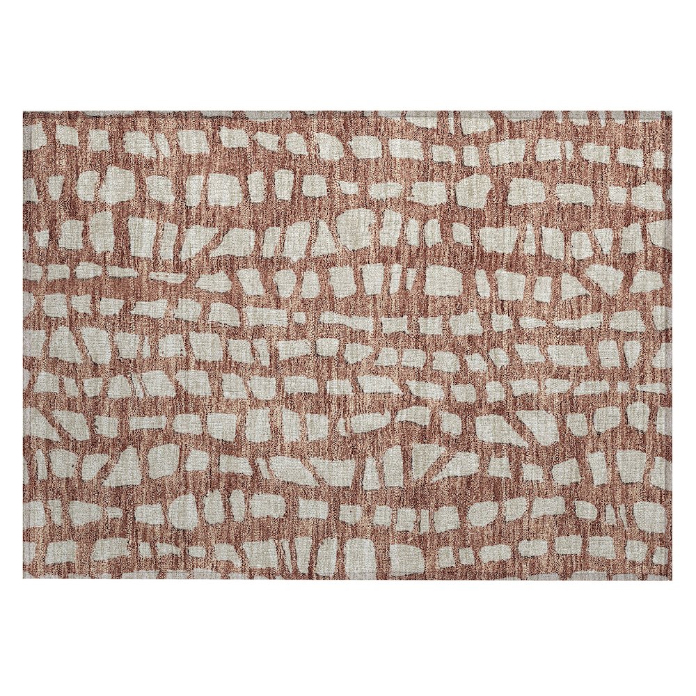 Chantille ACN754 Orange 1'8" x 2'6" Rug. Picture 1